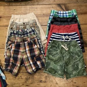 9 pairs Boys Shorts sz 5T EUC